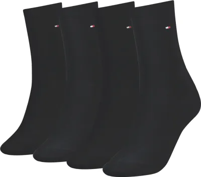 Image de Tommy Hilfiger chaussettes 4 paires sock black femmes