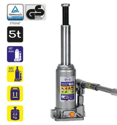 Obrázek produktu pro Zvedák ALCA 432050 4,2 kg hydraulický ocelový