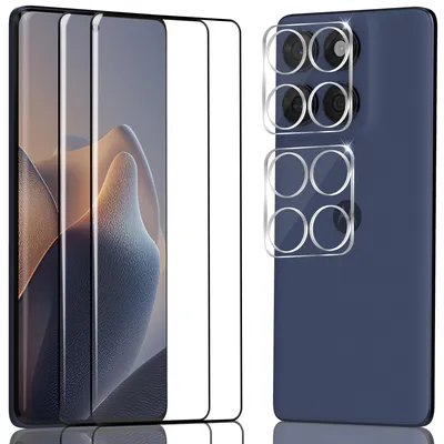 Obrázok produktu pre 2-balenie Motorola Edge 60 Fusion Ochranné sklo na displej & 2-balenie ochrana objektívu - Tvrdené sklo 9H - Super kvalita 3D