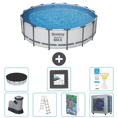 Produktbild von Bestway Steel Pro MAX Rund - 488x122 cm - 8-teilig  S538