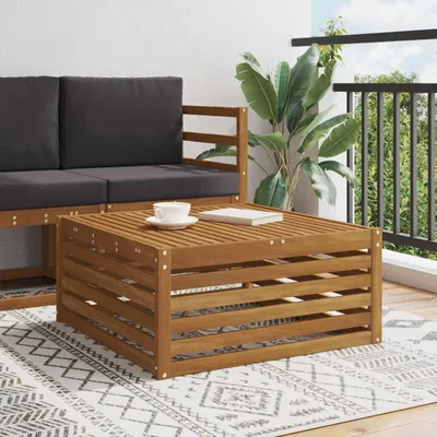 Produktbild von Tisch für Outdoor - VIDAXL - Gartentisch - Massivholz Akazie Natur 79 x 79 x 37 cm