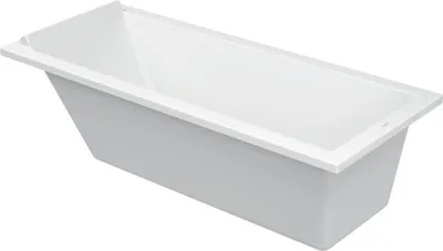 Produktbild von Duravit Rechteck-Badewanne Starck 170x70x46cm, EB-Version, 1 RS, weiß