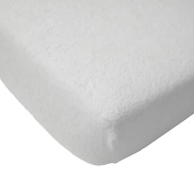Produktbild von Spannbettlaken Gitterbett Frottee 60 x 120 cm - Wasserdicht - Weiß