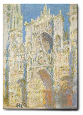 Image de Giallobus - Cathédrale de Rouen - Claude Monet - 70L x 100l cm - Tableau - Toile à cadre standard