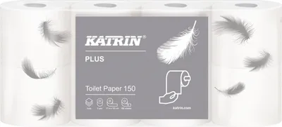 Obrázek produktu pro Toaletní papír Katrin - 3vrstvý, bílý, 8 ks