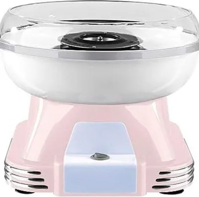Zdjęcie produktu dla Maszyna do waty cukrowej – urządzenie do waty cukrowej – 500 W, różowa