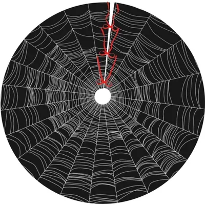 Obrázek produktu pro Dekorace na vánoční stromek ve tvaru pavučiny - Halloween - 120 cm