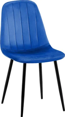 Produktbild von Esszimmerstuhl HLO-CP112 Samt  blau