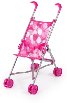 Produktbild von Bayer Design 30541AA Puppenbuggy, Puppenwagen mit integrierten Sicherheitsgurt, leicht faltbar, klappbar