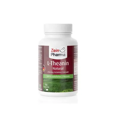 Obrázek produktu pro Zein Pharma l-theanin, 250 mg, 90 kapslí 13764