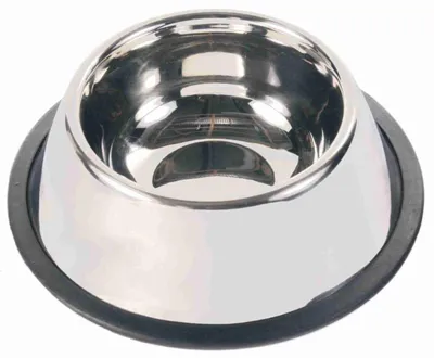 Produktbild von TRIXIE Napf, Langohr, Edelstahl, 0,9 l / Ø 25 cm