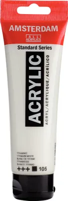 Produktbild von Royal Talens Talens Amsterdam Acrylfarbe 120 ml 105 – Titanweiß