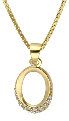 Produktbild von trendor Damen Schmuck-Anhänger Gold 333 mit Goldplattierter Silberkette