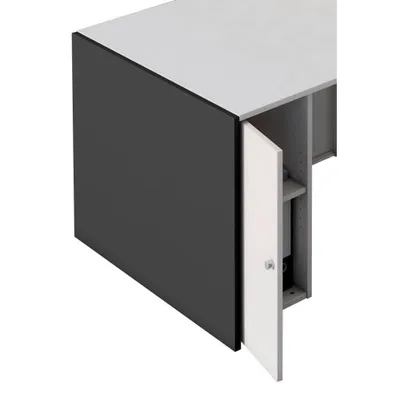 Produktbild von Kerkmann Unterschrank für Empfangstheke gerade, weiß 30,0 x 60,0 x 73,5 cm