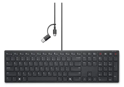 Immagine prodotto di DELL Dell Collaboration Keyboard | KB525C | Keyboard | Wired | Lithuanian (QWERTY) | Black | USB-C