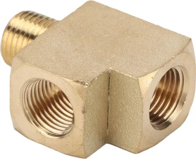 Produktbild von Messingrohr Tee Car Solid Street externe Gewinde 1/8in NPT Malex1/8in 1000 psi