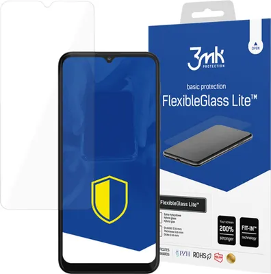 Image de 3mk Verre d'écran hybride FlexibleGlass Lite pour Motorola Moto G50 5G Saipan 0,16mm 6H