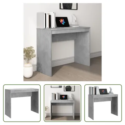Produktbild von The Living Store Schreibtisch Betongrau 90x40x72 cm Holzwerkstoff