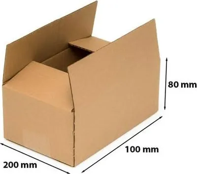 Obrázek produktu pro Skládací karton 200 x 100 x 80 mm (vnější strana) B320 InPost
