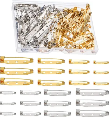 Productafbeelding van Veiligheidsnaalden 200 stuks, 20mm, 25mm, 30mm, 35mm, Goud en Zilver, voor DIY-projecten
