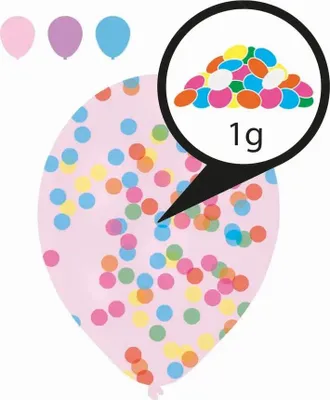 Produktbild von Amscan 9908069, Spielzeugballon, Latex, Papier, 6 Stück(e)
