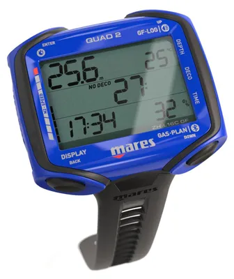 Obrázek produktu pro Potápěčský počítač Mares Quad 2 Blue Blue Jedna velikost
