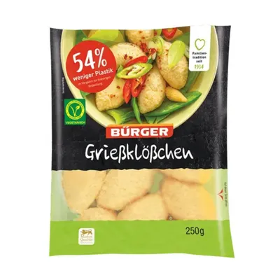 Produktbild von Bürger - Grießklößchen, 250 g Beutel
