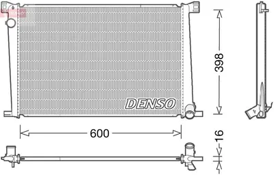 Obrázek produktu pro Kühler, Motorühlung DENSO DRM05007