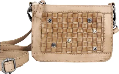 Produktbild von Billy The Kid Schultertasche Leder 16x12cm Damen Handtasche NASTY COWBOYS Charlotte sand M494-11