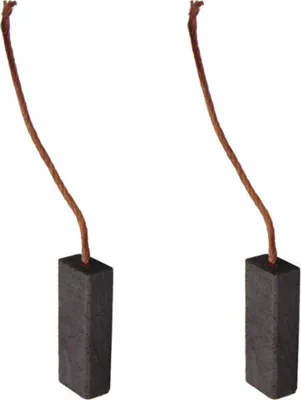 Produktbild von 2x Trade-Shop Motorkohlen / Kohlebürsten / Schleifkohlen 4,5 x 6,2 x16mm 12-24V für verschiedene KFZ-Motoren Rolltor Garagentor Antriebe Lichtmaschine