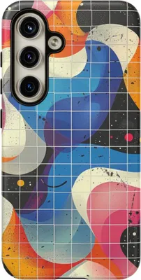 Produktbild von Buntes Wellenmuster – Hülle Kompatibel mit Samsung Galaxy S24