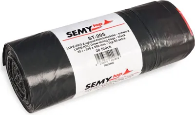 Produktbild von Müllbeutel SemyTop - Kehrichtsäcke – ca.35 l - Typ 60 extra - 400 Müllsäcke
