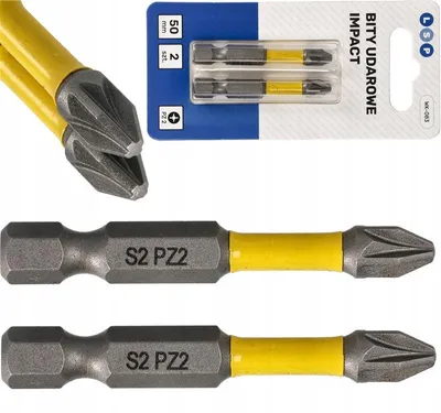 Produktbild von LSP Schlagbits Pozidriv PZ2 50mm Schlagfest 2 Stück