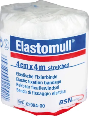 Produktbild von Elastomull 4 cm x 4 m elastische Fixierbinde, 1 St. Binde