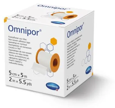 Produktbild von Omnipor Fixierpflaster Vlies 2,5 cmx5 m 12 St