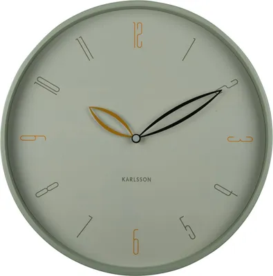 Produktbild von Karlsson - Wanduhr Petals - Grün - Ø40cm