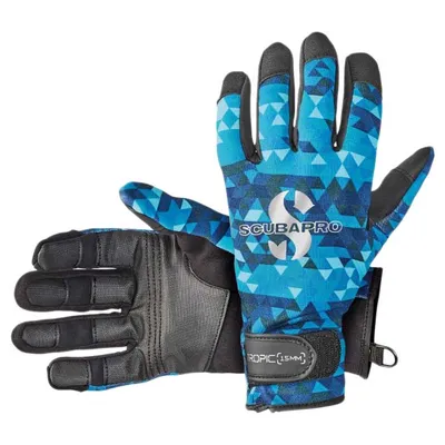 Produktbild von Scubapro Tropic Neopren Taucherhandschuhe 1,5 mm dick Warmwasser Blau L