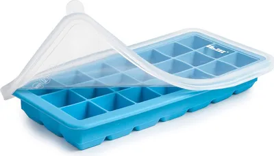 Produktbild von Ibili Eisform mit Deckel, 21x14x4 cm, blau/transparent