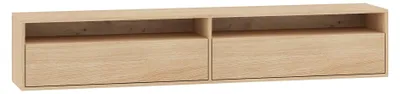 Immagine prodotto di Selsey Heggers - Mobile TV sospeso a 2 ante con ripiani, rovere Mavelie, 180 cm