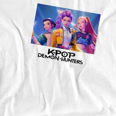Productafbeelding van K-Pop Demon Hunters - T-shirt voor kinderen, model TV20290 (128), wit