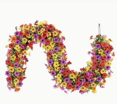 Immagine prodotto di Ghirlanda di fiori artificiali di eucalipto - 185 cm - peonie artificiali - decorazione