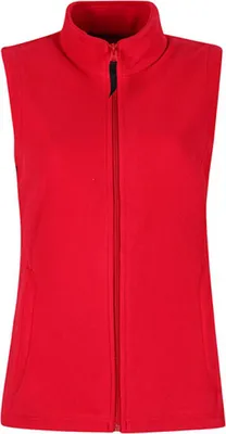 Produktbild von Regatta TRA802 | Damen Micro Fleece Weste/Bodywarmer - Farbe: Classic Red - Größe: 44 (18)
