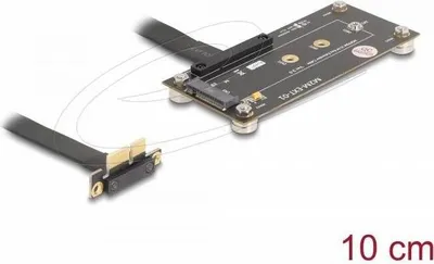 Zdjęcie produktu dla DeLOCK 81503, M.2, PCIe, Damski, Czarny, 0,1 m, 1 szt.