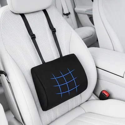 Image de Omgoods - Coussin de soutien lombaire ergonomique pour siège de voiture et de bureau