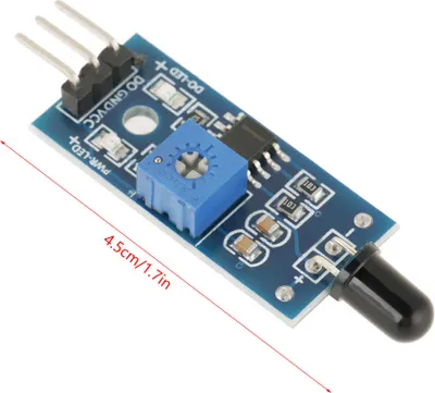 Produktbild von IR-Flammensensor-Modul, Infrarot-Flammensensor, Flammendetektionssensor, Flammensensor-Modul, Flammendetektions-Modul