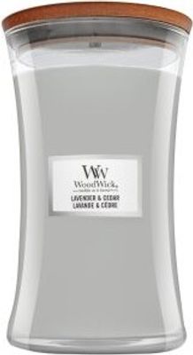 Woodwick Lavender & Cedar vonná svíčka 610 g