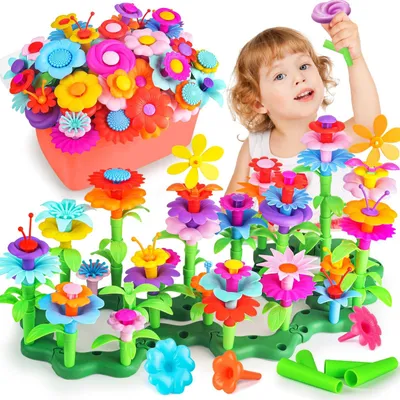 Produktbild von Kreatives Blumen Garten Baukasten für Mädchen (135 Teile)