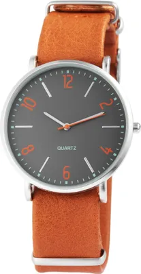 Produktbild von Excellanc Herrenuhr mit Kunstlederionsarmband