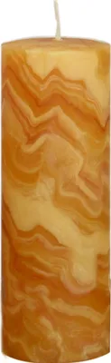 Produktbild von 100% Bienenwachskerzen marmoriert Natur 200 x 70 mm, 1 Stück