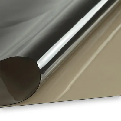 Produktbild von Klarsichtfolie Fensterfolie 0,5mm braun Breite 140cm UV-beständig
